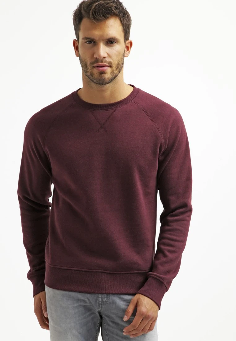 Pier One Sweatshirt - Bordeaux Melange 1 Pier One Sweatshirt - Bordeaux Melange
