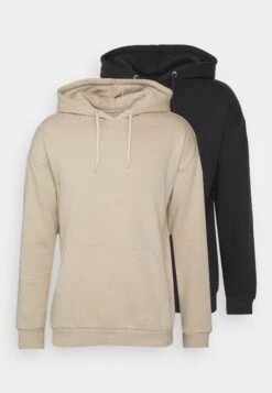 Pier One 2 Pack - Hoodie - Black/ Beige 11 Pier One 2 Pack - Hoodie - Black/ Beige -Pier One a84a4ef05979475782ac39c6c8ef241b