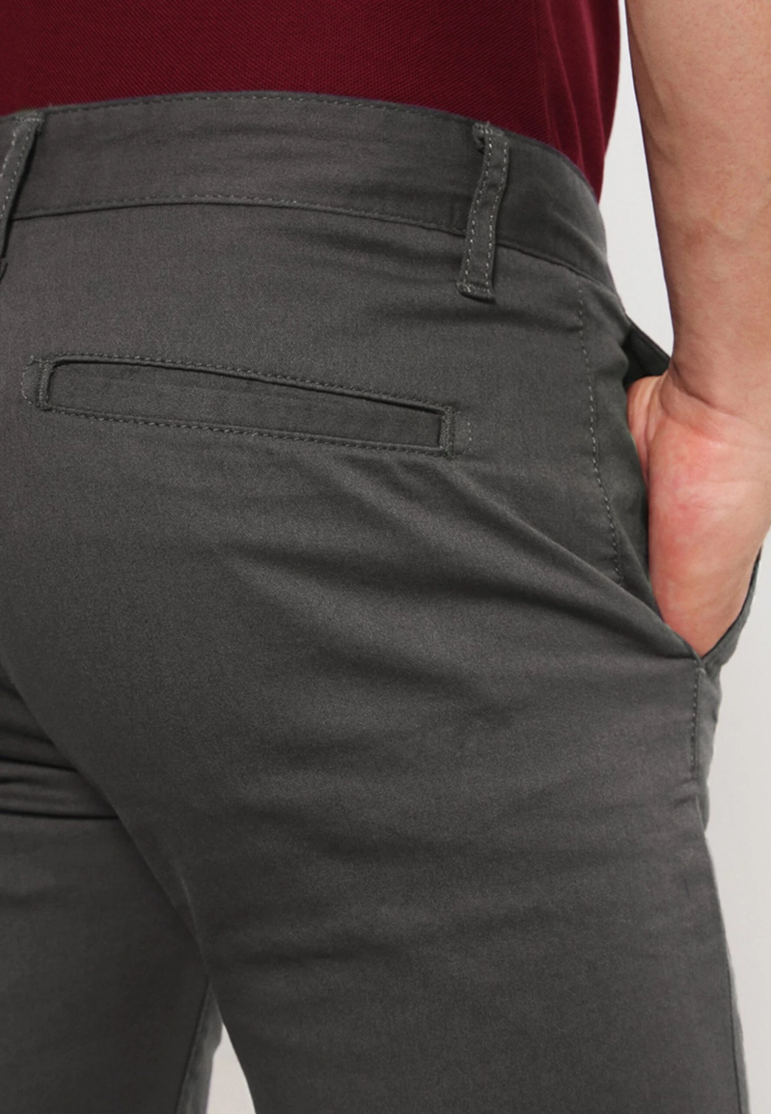 Pier One Chinos - Dark Grey 5 Pier One Chinos - Dark Grey - Image 5