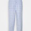 Pier One Pyjama Bottoms - Light Blue/White