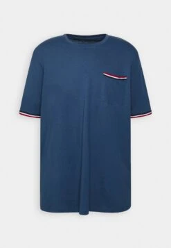 Pier One Print T-Shirt - Dark Blue