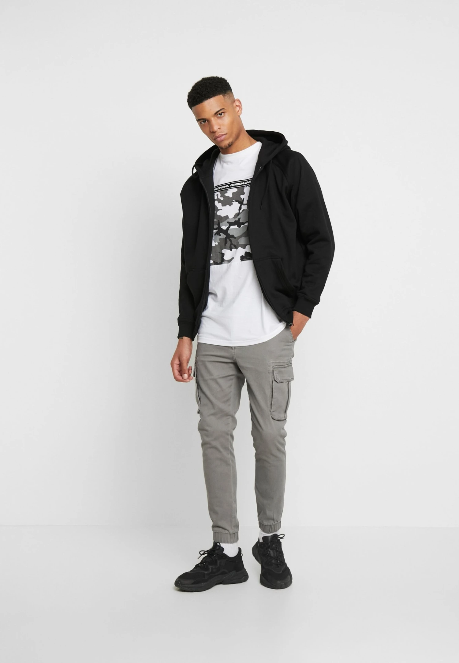 Pier One Cuffed Skinny Trouser- Cargo Trousers - Grey 2 Pier One Cuffed Skinny Trouser- Cargo Trousers - Grey - Image 2