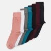 Pier One 7 Pack - Socks - Pink/White/Grey