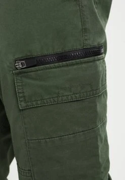 Pier One Cargo Trousers - Dark Green -Pier One c09213f9c49144359506b21a8ab774db