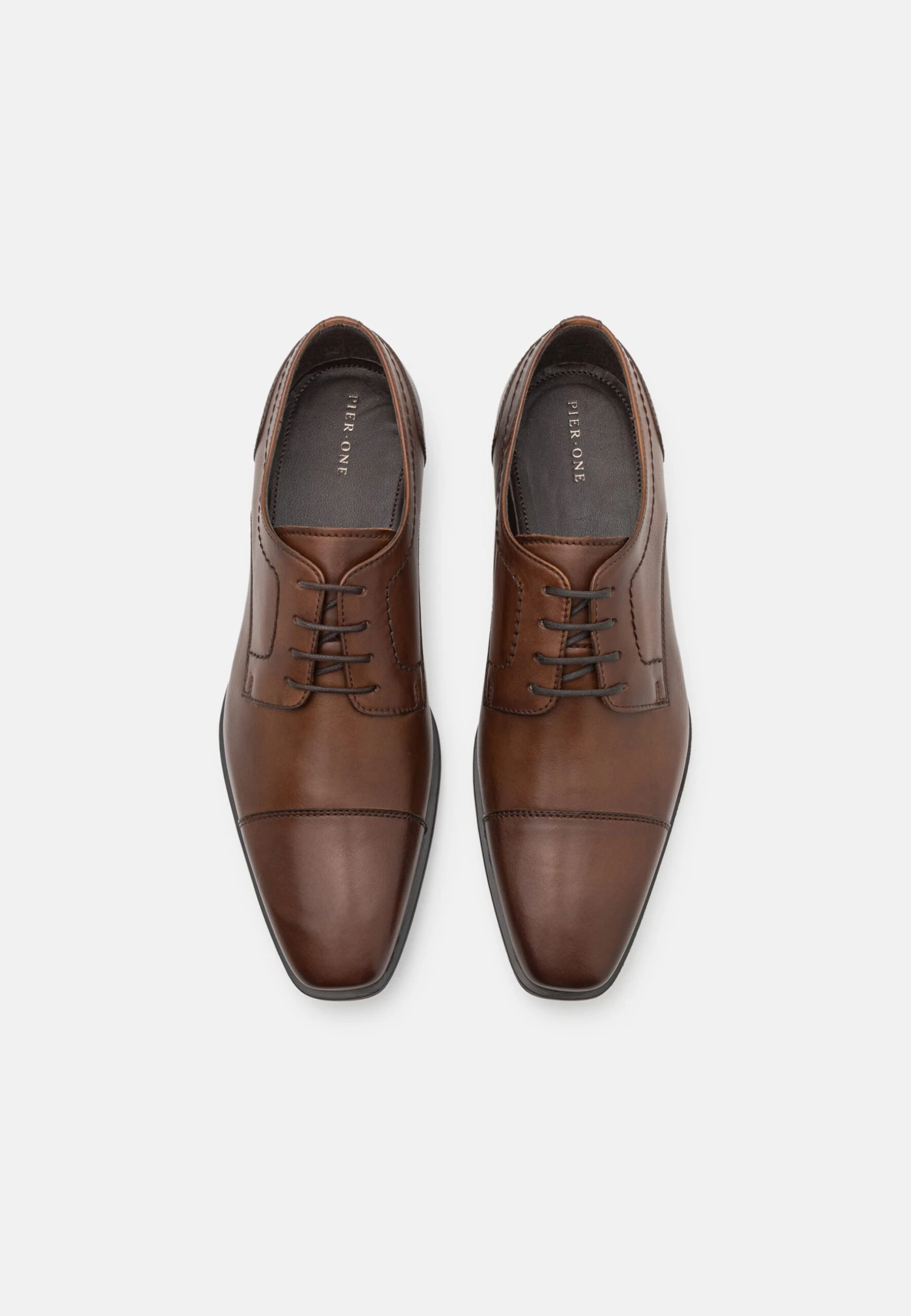 Pier One Leather - Lace-Ups - Brown 4 Pier One Leather - Lace-Ups - Brown - Image 4