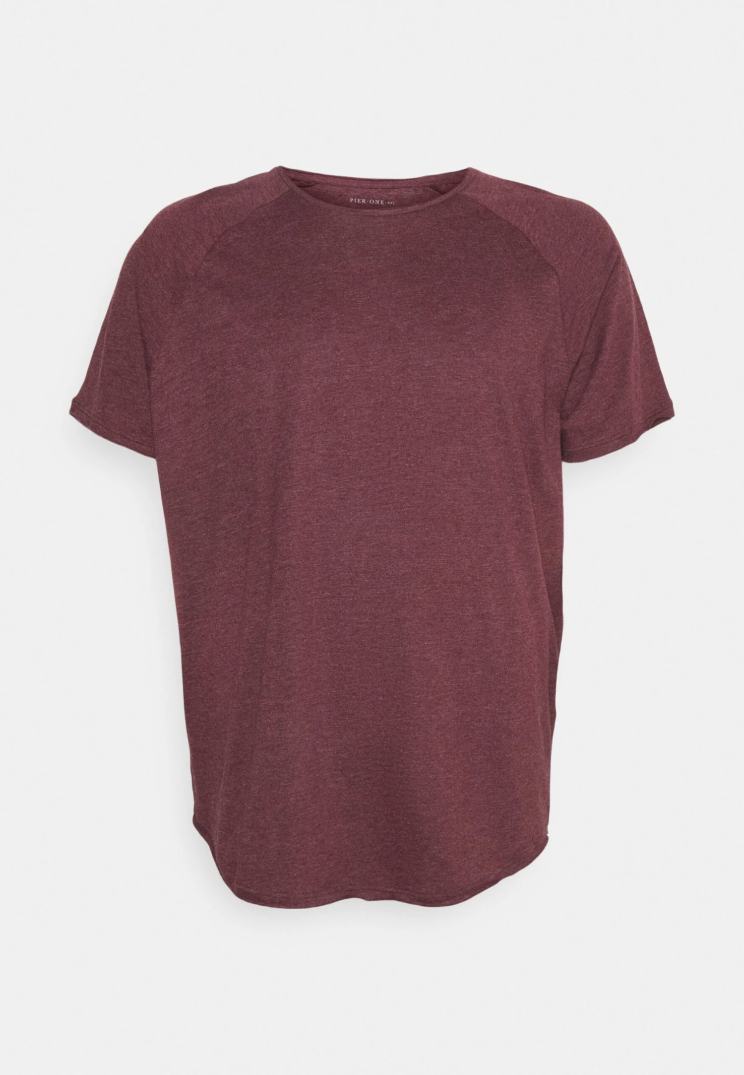 Pier One Plus Size - Basic T-Shirt - Bordeaux 1 Pier One Plus Size - Basic T-Shirt - Bordeaux