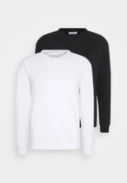 Pier One 2 Pack - Sweatshirt - White/Black -Pier One c8d8ecb087614e1d86ddf5a1041c7c53