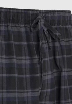 Pier One Pyjama Bottoms - Black/Blue -Pier One d1417b01382d4270a5d94f76a84eb3c1