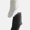Pier One 7 Pack - Socks - Black/Grey