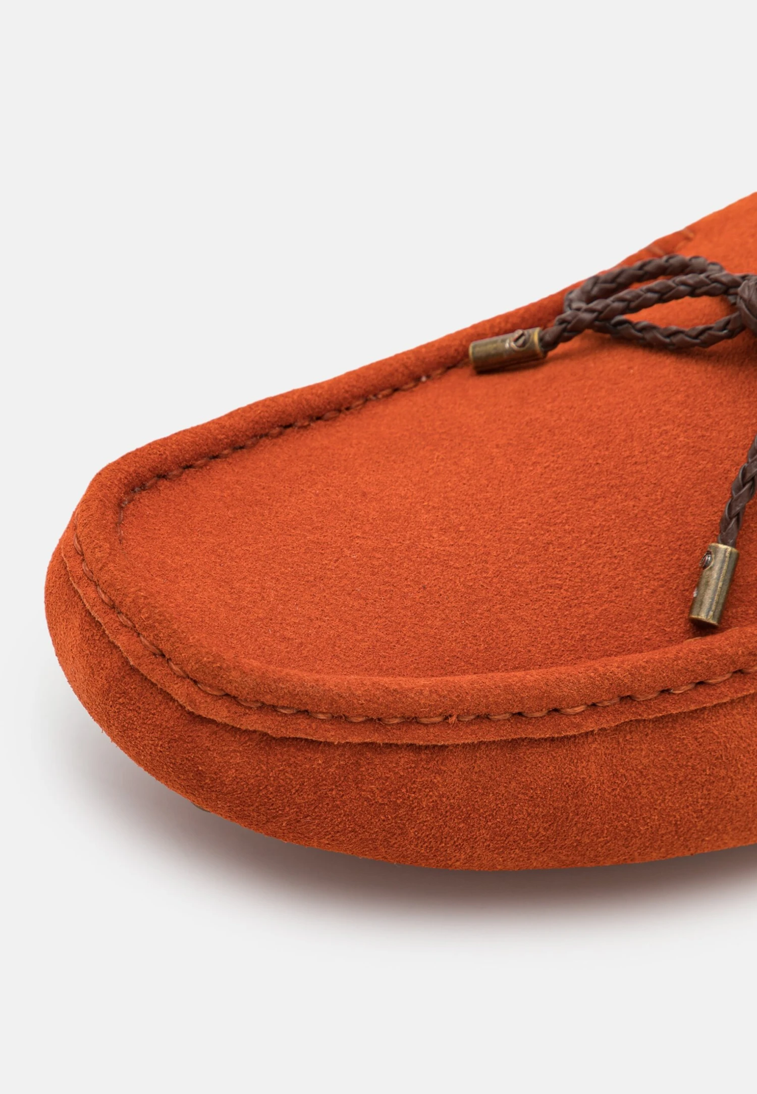 Pier One Leather - Moccasins - Red 6 Pier One Leather - Moccasins - Red - Image 6