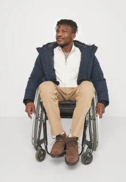 Pier One Winter Jacket - Dark Blue -Pier One dd278216f0224bbd841f4c2358b053bd