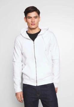 Pier One Zip-Up Sweatshirt - White