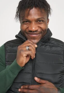 Pier One Waistcoat - Black -Pier One df3977bebe484975899d564025048a02