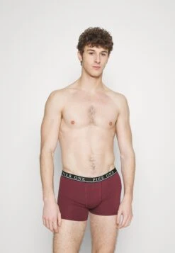 Pier One 5 Pack - Pants - Beige/Green/Bordeaux -Pier One e6d291a2721249bc8ba1cf0e09e3ab7d