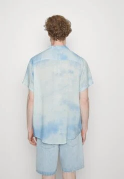 Pier One Shirt - White/Light Blue -Pier One e9e7b66d65d14f3fb6b5f78c0f8adf7e