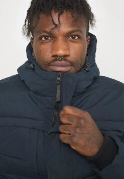 Pier One Winter Jacket - Dark Blue -Pier One ef60d10081f34f2aa58c4ebf849659f1