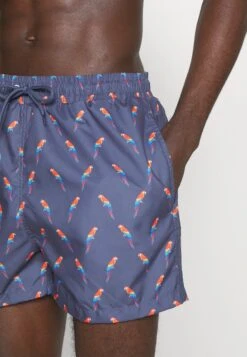 Pier One Swimming Shorts - Dark Blue/Multi-Coloured -Pier One f5df0e665631444f8176e8f263e4353a