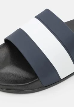 Pier One Mules - Dark Blue/White -Pier One fca2b97369364691b5a9f753ac3a49a5