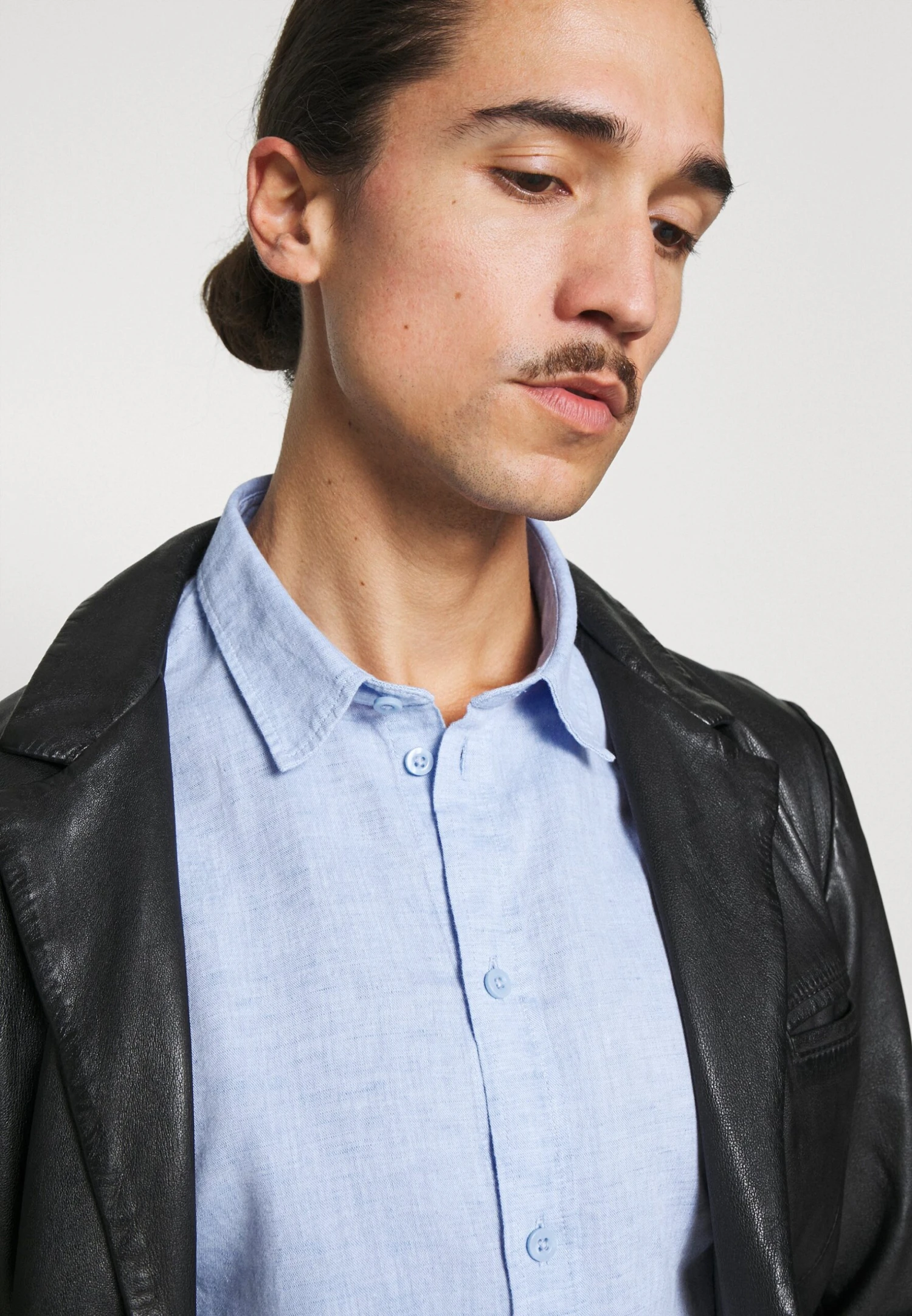 Pier One Shirt - Mottled Blue 4 Pier One Shirt - Mottled Blue - Image 4