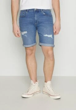 Pier One Denim Shorts - Blue Denim